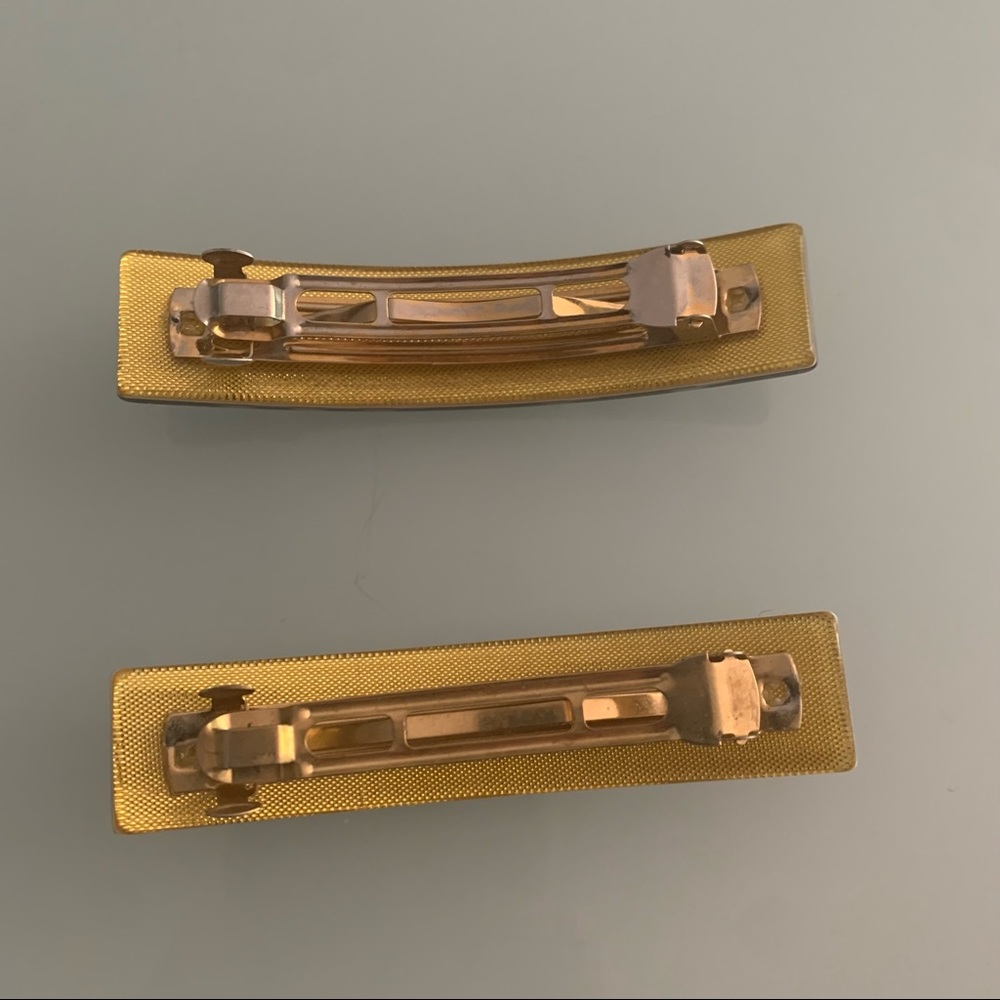 RARE - Missoni for Target Black and White Hair Clips - Picture 2 of 2